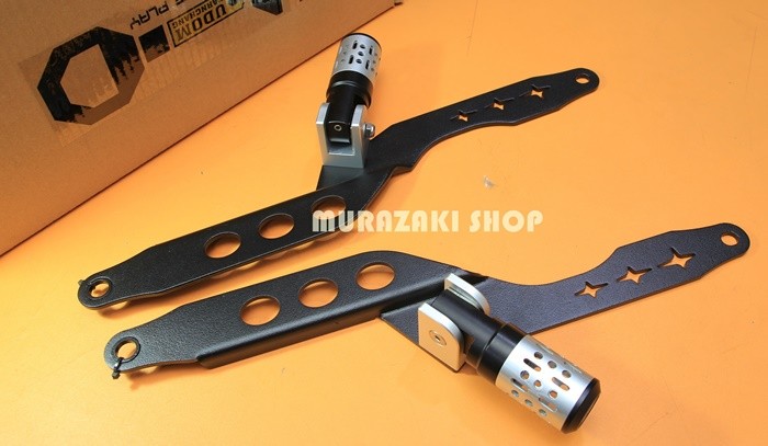 Non-puncture footrest Black HONDA C125 UDOM KARNGCHANG