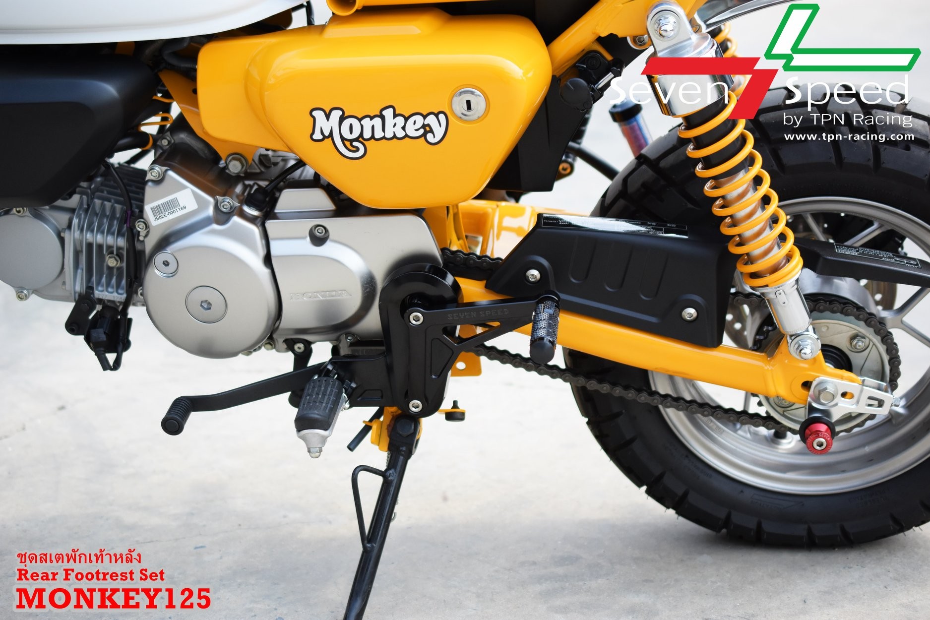 rear footrest honda monkey 125