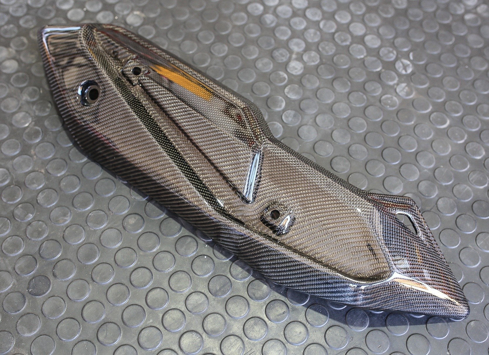 EXHAUST GUARD Carbon Honda Forza 350