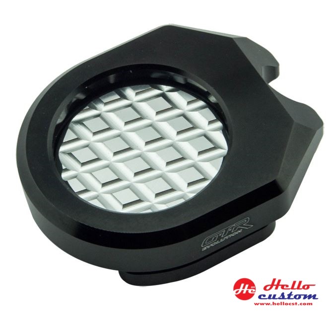 SIDE STAND BASE COVER YAMAHA X-MAX 300 silver