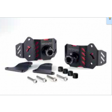  HONDA MONKEY KITACO FORK GUARD - BLACKRED 