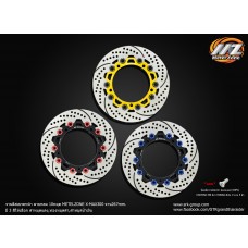 Front disc brake (round cut) 10 rings Size 267mm. METELZONE For Yamaha XMAX300 