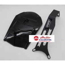 RADIATOR GUARD GENMA for YAMAHA AEROX BLUE