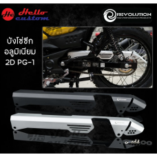 2D Revolution aluminum chain guard for Yamaha PG-1