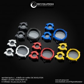 Cylinder Cover , Valve tapper cover Aluminium + acrylic REVOLUTION MONKEY-125 NEW 5GEAR/GROM-125