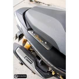 Rear handle grab cover plate stainless REVOLUTION FORZA-350