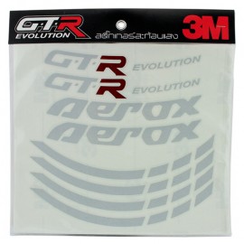 GTR WHEEL RIM STICKER for AEROX-GRAY