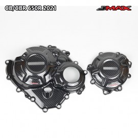 Carbon ST 6D Engine Cove Full Size J-MAX For Honda CB/CBR 650R V.42  2021-2023