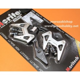 FRONT SHOCK UP-SIDEDOWN COVER CNC Moritech for YAMAHA AEROX SILVER