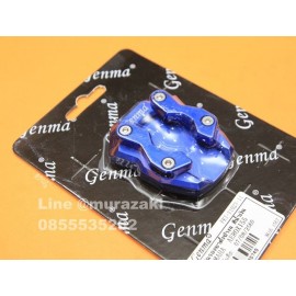 FRONT FOOT PEGS GENMA for YAMAHA AEROX BLUE