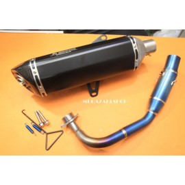 full exhaust with titanium pipe for All New Forza 300