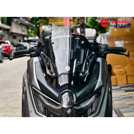 Racing style windshield for Yamaha Nmax155 2025 Standard and Turbo models.