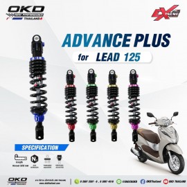 Rear Shock Absorber OKD ADVANCE Plus 320mm. For Honda Lead 125 