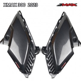 Side Cover, Rear Foot Rest L+R Carbon ST JMAX For New Yamaha Xmax300 2023 